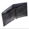 Team Sports America NFL Baltimore Ravens Black Wallet | Bi-Fold | Officially Licensed Stamped Logo | Made of Leather | Money and Card Organizer | Gift Box Included view 2