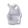 Storelli Womens Bodyshield Crop Top, High-Impact Chest and Rib Protection for Female Soccer Goalkeepers and Players, White, Small view 1