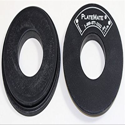 Platemate 1.25 lb. Donut Pair - Magnetic Add-On Weights for Iron or Steel Pro-Style Dumbbells and Barbells (2.5 lb. Set)