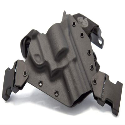 Kenai Chest Holster for a S&W L Frame, Right Hand, Black-Black