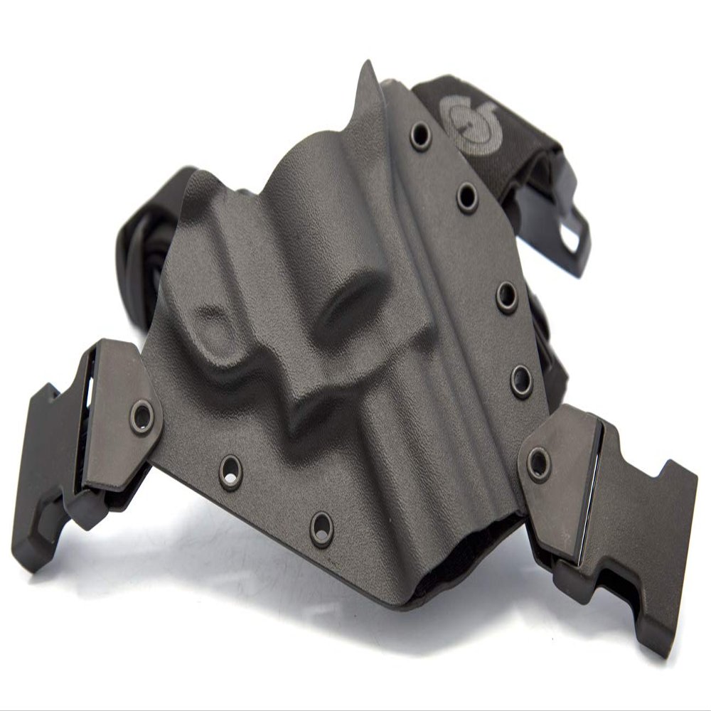 Kenai Chest Holster for a S&W L Frame, Right Hand, Black-Black