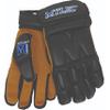 MyLec Men's Hockey Gloves, Velcro Strap with Perfect Fit, Printed Branding Logo, Hockey Stuff with Tough Nash Palm, Lightweight, Durable & Breathable, Protected with EVA Foam(Medium,Black) view 1