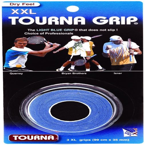 Tourna Grip XXL Original Dry Feel Tennis Grips (3/Roll Pack)