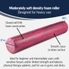 OPTP PRO-Roller Soft Density Foam Roller  Low Density Soft Foam Roller for Physical Therapy, Pilates, Yoga Foam Roll Exercises, and Muscle Recovery - Pink 36" x 6" view 2