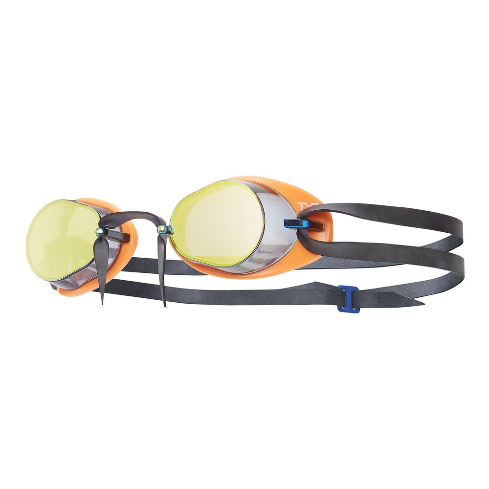 TYR Socket Rockets 2.0 Racing Swim Goggles - Adult Swimming Goggles for Men and Women - Anti-Fog, UVA/UVB Protection, Watertight - Mirrored, Rainbow