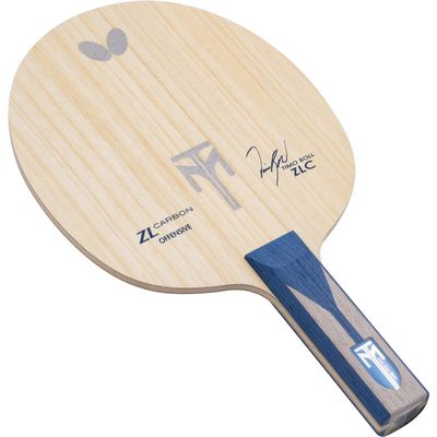 Butterfly Timo Boll ZLC Blade Table Tennis Blade - Professional ZL Carbon Fiber Blade - Available in an, FL, and ST Handle Styles - Made in Japan