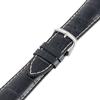 Hadley-Roma Men's 22mm Leather Watch Strap, Color:Black (Model: MSM834RA-220) view 3