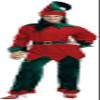 Forum Novelties Women's Deluxe Santa's Helper Costume, As Shown, X-Large view 1