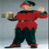 Forum Novelties Women's Deluxe Santa's Helper Costume, As Shown, X-Large view 2