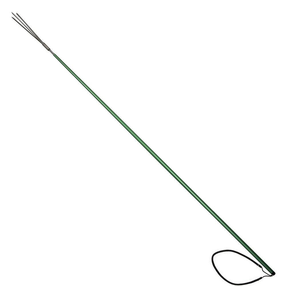 Scuba Choice 5ft Aluminum Pole Spear w/ 11" 3-Prong Paralyzer Speartip for Ice Fishing, Cold-Water Spearfishing, and Underwater Hunting Performance