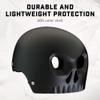 Mongoose Street Hardshell Skull Youth Bike Helmet, Black Medium view 3