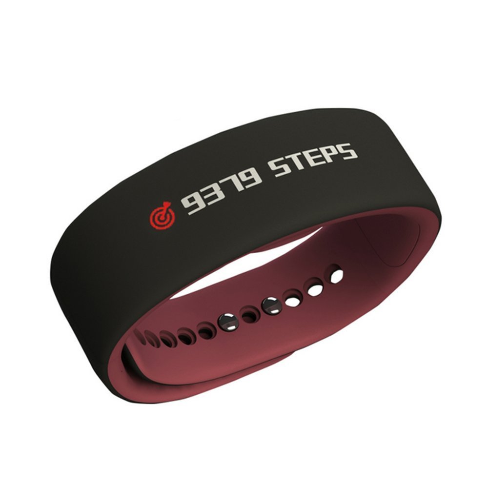 ICON Health and Fitness Axis HR Fitness Tracker, Large/X-Large, Black/Calypso Coral