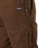 Berne Men's Heartland Washed Insulated Bib Overall, Large Short, Bark view 3