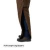 Berne Men's Heartland Washed Insulated Bib Overall, Large Short, Bark view 4