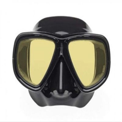 Riffe Black Silicone Visio Mask with Amber Lenses. Great for Scuba Divers