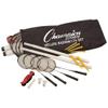 Champion Sports Outdoor Badminton Set: Deluxe Lawn & Party Game Kit Includes 4 Rackets 2 Shuttlecocks Net Poles & Posts plus Free Carrying Case - Great for BBQ Camping or the Beach view 1