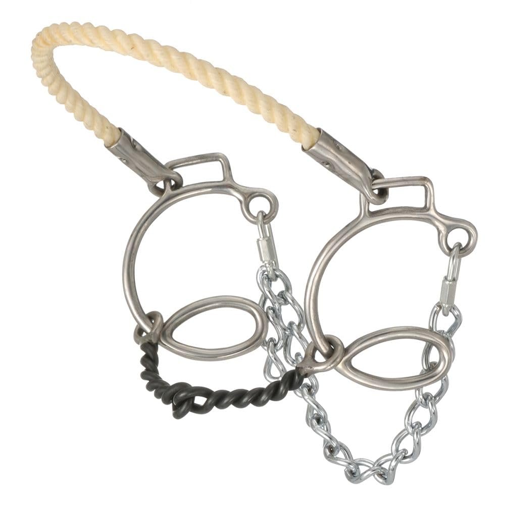 Tough 1 6 Cheek Sweet Iron Twisted Snaffle RN Bit