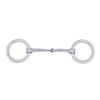 Metalab Performer Stainless Steel Brushed O-Ring Snaffle Bit - Stainless Steel Brushed - 5" Mouth view 1