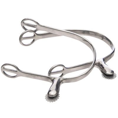 Centaur LDS 9 Pt Side Rowel Spur, Color: Stainless Steel (455408NONE-ONE)