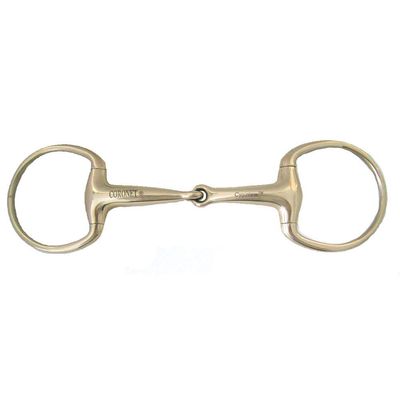 Coronet Cyprium Flat Ring Eggbutt Snaffle Bit
