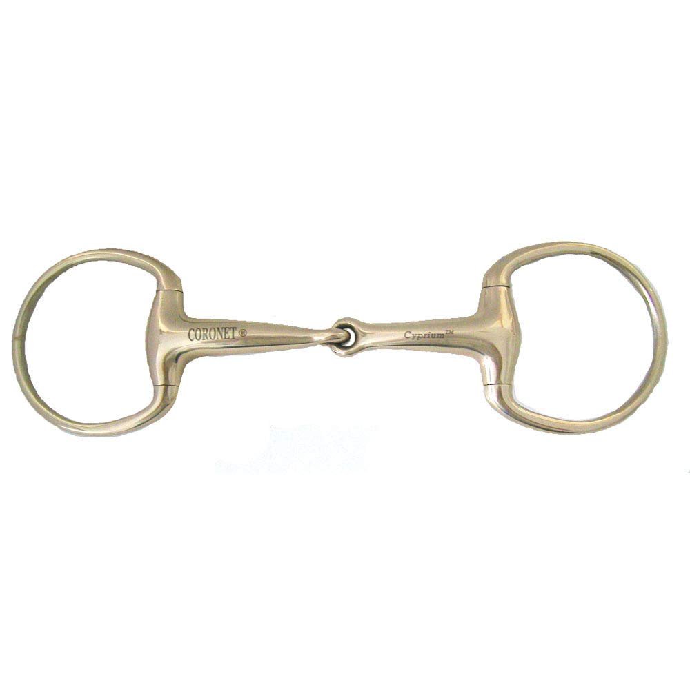 Coronet Cyprium Flat Ring Eggbutt Snaffle Bit