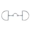 Korsteel Stainless Steel Segunda Dee Ring Snaffle Bit, 5.25" view 1