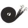 Tough 1 Royal King Deluxe Flat Roping/Contest Reins, Black , 3/4" Diameter view 1