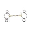 Happy Mouth 2-Ring Double Jointed Roller Gag Bit - Apple Scented Durable Stainless Steel Rings Soft Polymer Middle Horse Riding Continental Dutch Gag Bit, 5 view 4