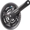 Shimano M361 Hybrid Crankset (Black, 170mm X 42/32/22T) view 1