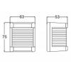 Hella Marine Positionslampe Tone Imo authorisation - 3562 Case Black view 2