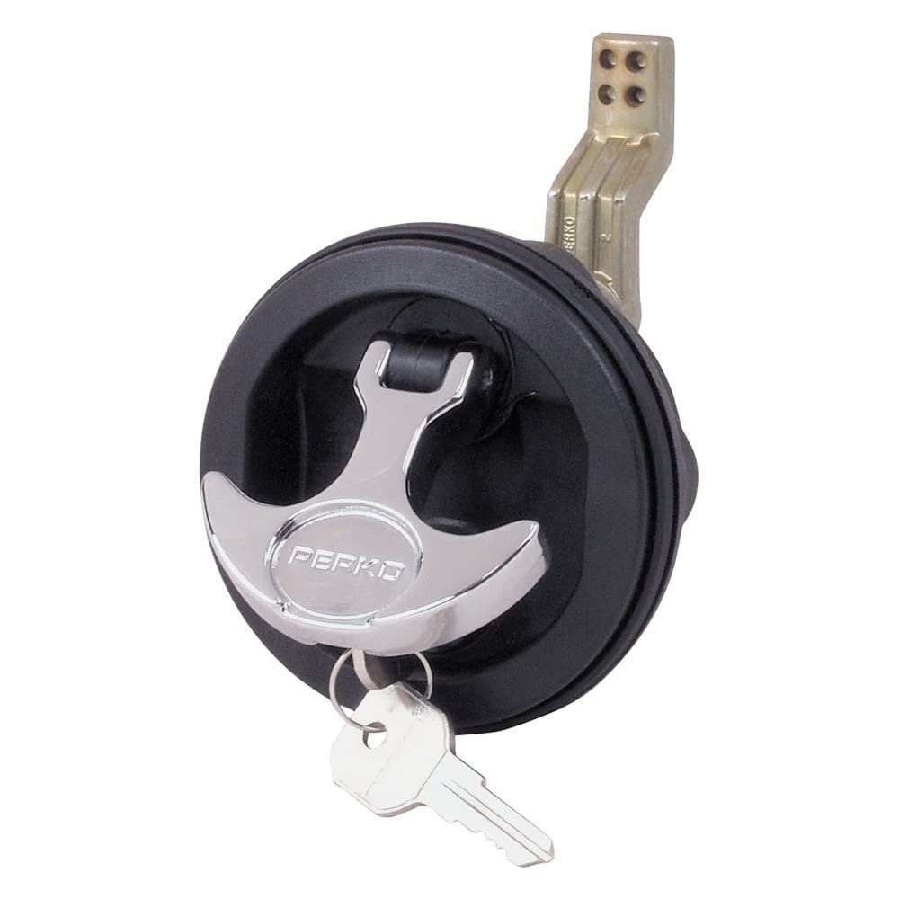 Perko 1091DP5BLK Surface Mount Lock & Latch - 1-1/4" - Black