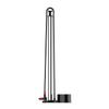 LEZYNE CNC Floor Drive 3.5 Bicycle Floor Pump with 3.5" Analog Gauge - CNC Machined Aluminum High Pressure 220PSI Tire Air Pump for Road/Track Bikes - ABS-1 Pro Chuck for Presta/Schrader, Silver Gloss view 2