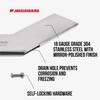 MEGAWARE KEELGUARD 656 SKEGPRO - Fits Some Mercury 75-90-115-135-150-175-200-225-250-275-300hp (See Listing for Details) Stainless Steel Skeg Protector Guard Against Damage, Rocks, Debris view 4