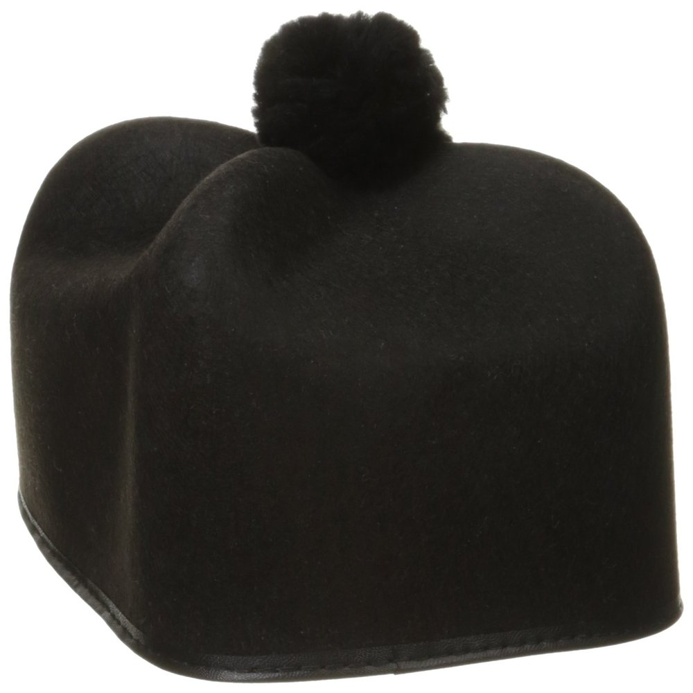 Jacobson Hat Company Men's Permafelt Priest Hat, Black, Adult-7 1/4