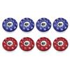 TORPSPORTS(Dia.58mm 2-1/4'' Shuffleboard Pucks, Set of 8 Blue/Red view 1