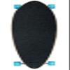 Atom Pintail Longboard view 4