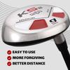 Majek Golf Senior Men's #9 Hybrid Senior Flex Right Handed Utility A Flex Club with Premium Men's Arthritic Grip view 4