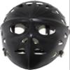 MyLec Pro Goalie Mask, Youth Hockey, High-Impact, Ventilation Holes & Adjustable Elastic Straps, Secure Fit, Halloween Mask (Black,Medium) view 1