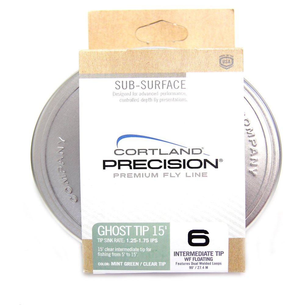 Cortland Precision Sub-Surface Ghost Tip 15' Fly Line WF6F/I