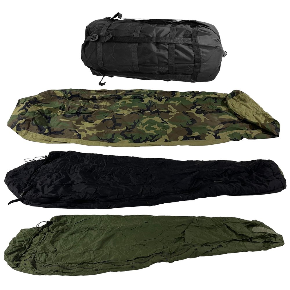 Military Modular Sleep System 4 Piece with Goretex Bivy Cover and Carry Sack