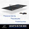 EastPoint Sports Ping Pong Conversion Top, Foldable Table Tennis Topper, Lightweight and Portable, Zero Assembly Required, Blue view 2