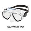 Speedo Unisex-Adult Swim Snorkel Dive Mask Anti-Fog with Nose Cover Adventure Series, M Blue, One Size view 4