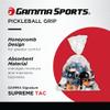 GAMMA Sports Supreme Overgrip for Tennis, Pickleball, Squash, Badminton, and Racquetball Racquets, 60-Jar, White view 2