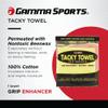 GAMMA Sports Tacky Towel, Non-Toxic, Grip Traction Enhancer, Ideal for Tennis, Golf, Baseball, Basketball, Football, Softball, Pickleball, USTA Approved for Tournament Play, 8"x5" view 3