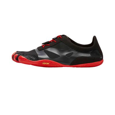 Vibram Men's FiveFingers KSO EVO | Barefoot Cross-Training Shoe for Balance and Stability, Black/Red, 41 EU / 8.5-9 US