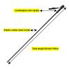 Aventik Fold-able Wading Staff Water Depth Safety Warning Sign Coated Stainless Steel Core T7075 Aluminum Body Corrosion Resistance(WS091) view 3