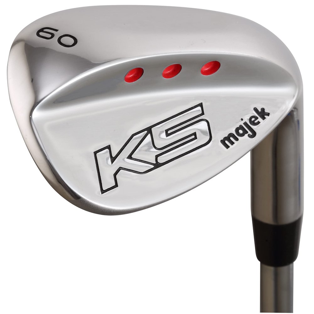 Majek Golf Senior Ladies Lob Wedge (LW) 60 Right Handed Ladies Flex Steel Shaft with Premium Arthritic Ladies Golf Grip