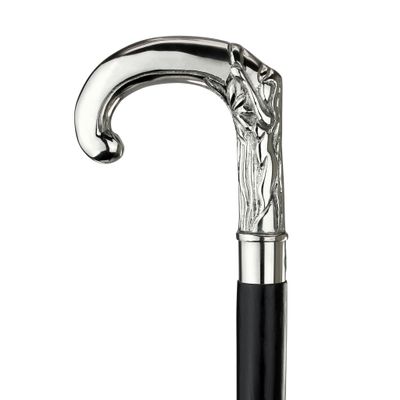 Design Toscano Empress Collection: Eve in Eden Solid Hardwood Walking Stick, Cherry