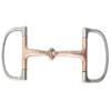 AJ Tack Copper Mouth Dee Ring Bit view 1