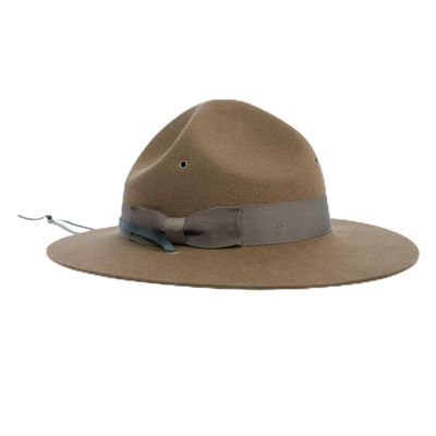 Rothco Military Campaign Hat (US, Numeric, 7 1/8, Brown)